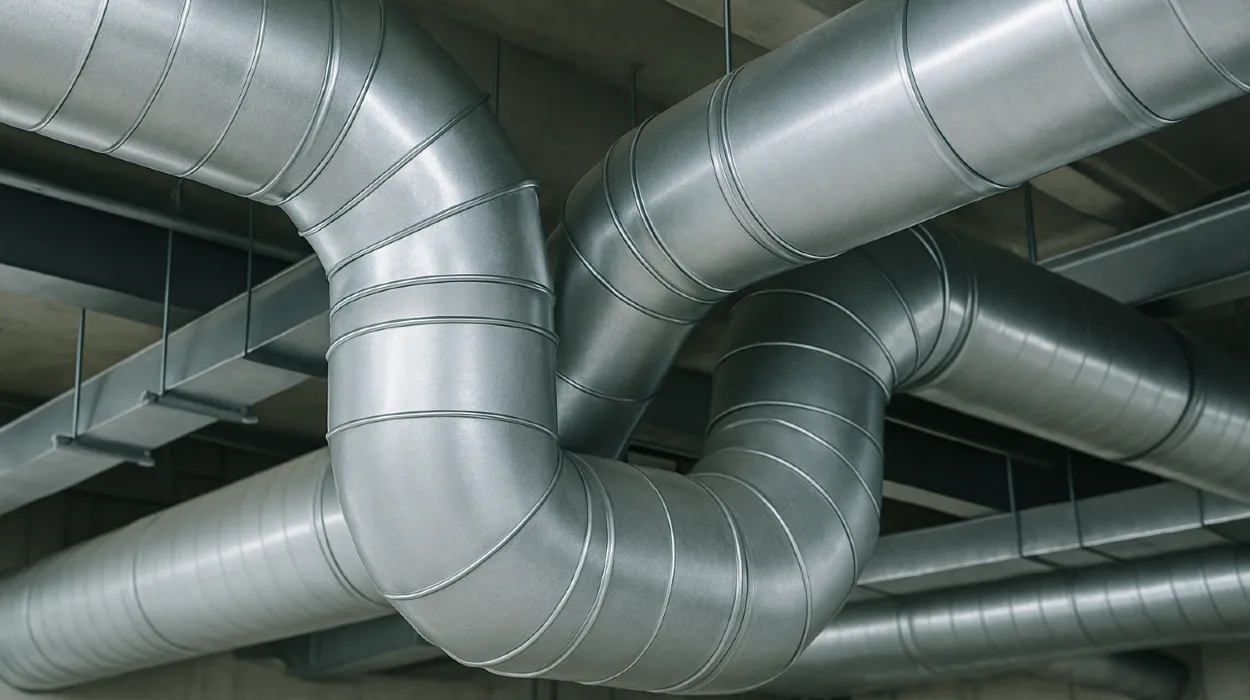 Metal air ducts from Air Conditioning Repair West Lake in West Lake Hills, TX - Mini Split Ac Installation