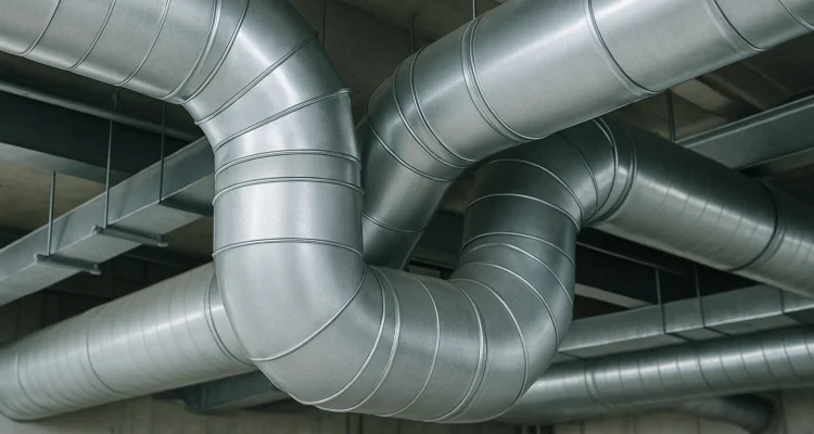 Metal air ducts from Air Conditioning Repair West Lake in West Lake Hills, TX - Mini Split Ac Installation